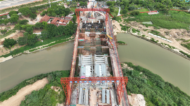 惠州市惠陽半島橋項目施工進入衝刺階段
