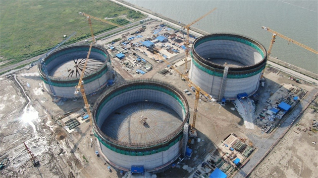 江蘇省液化天然氣儲運調峰項目有序推進