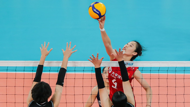 中國女排3:0戰勝韓國隊 取得女排亞洲盃「開門紅」