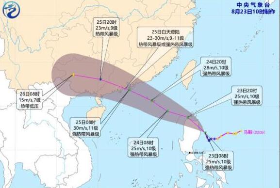 颱風「馬鞍」將正面襲擊廣東