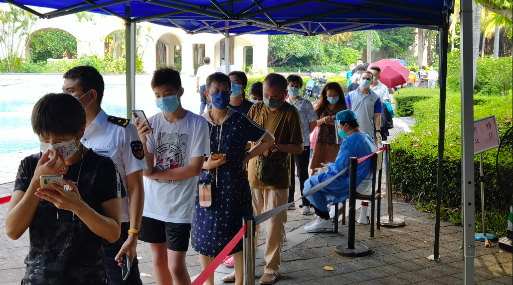 8月28日深圳新增11例新冠陽性病例 其中8例在隔離密接人員中發現