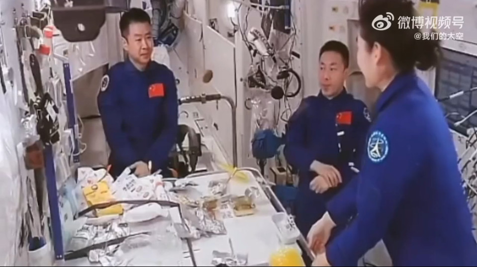有片丨中國人首次太空過中秋 「神十四」乘組向全球華人送上太空禮物