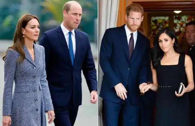 外媒：威廉王子夫婦與哈里王子夫婦久違同框