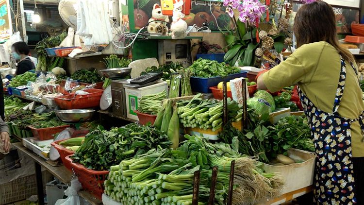 10日內地供港蔬菜正常 菜芯及白菜批發價每斤6.3元及6.5元