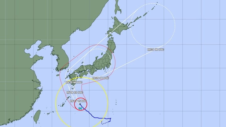 颱風「南瑪都」靠近九州地區 日本發布最高級別預警