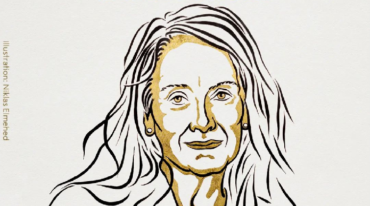 2022年諾貝爾文學獎揭曉 由法國作家安妮•艾諾奪得
