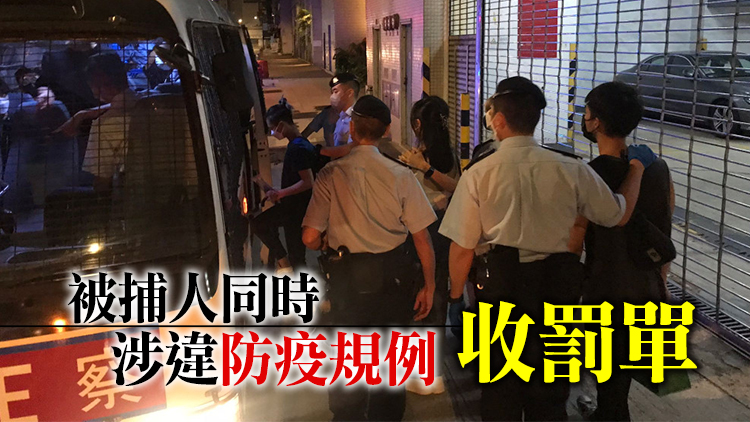 警方搗破觀塘新蒲崗無牌酒吧 拘捕41人最細13歲