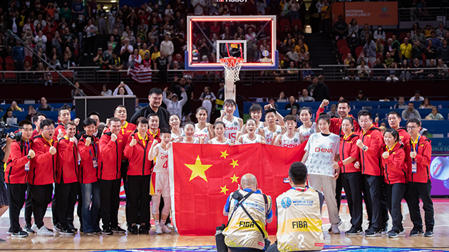 中國女籃世界排名升至第二位