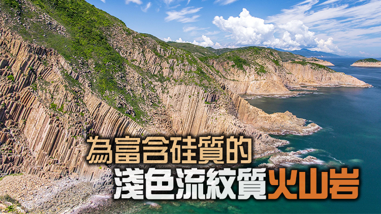有片丨香港地質公園六角形火山岩柱 入選首百個國際地質遺產地