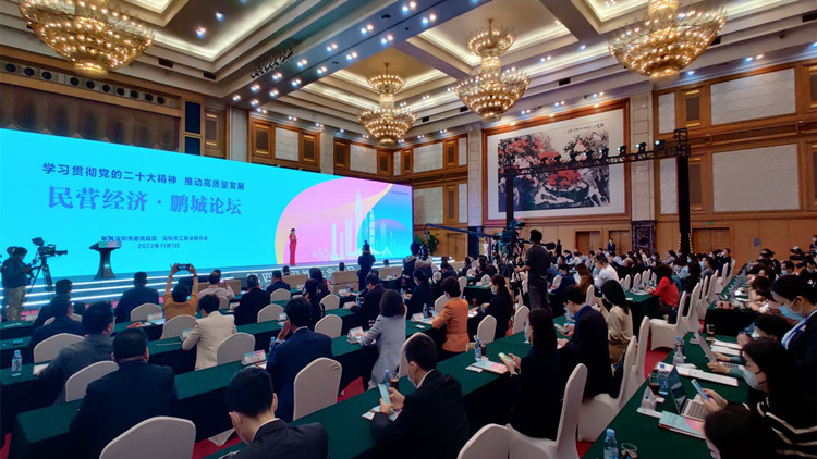 第四屆「深圳企業家日」「民營經濟·鵬城論壇」舉行