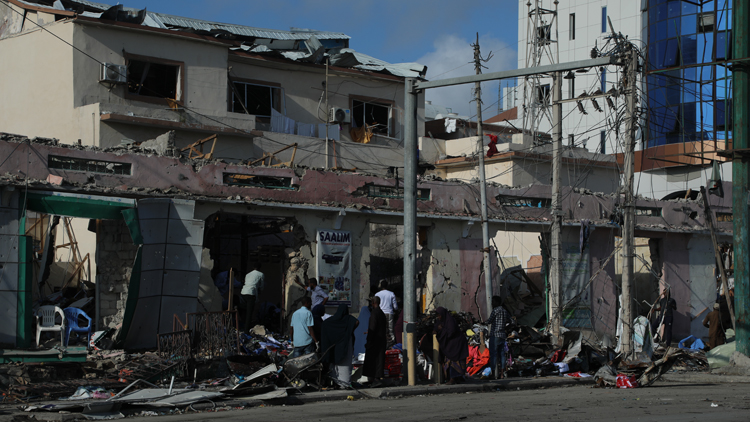 索馬里首都汽車爆炸事件死亡人數上升至119人