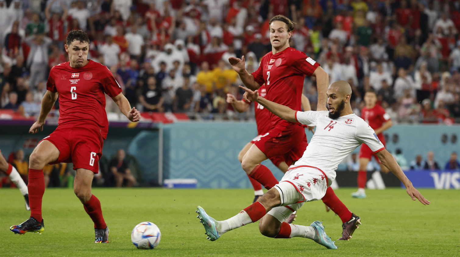 ​世界盃丨丹麥突尼西亞互交白卷