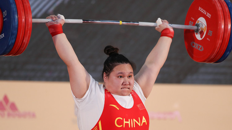 李雯雯包攬舉重世錦賽87公斤以上級三金