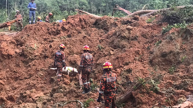 馬來西亞雲頂營地山泥傾瀉 至少22死11失蹤　