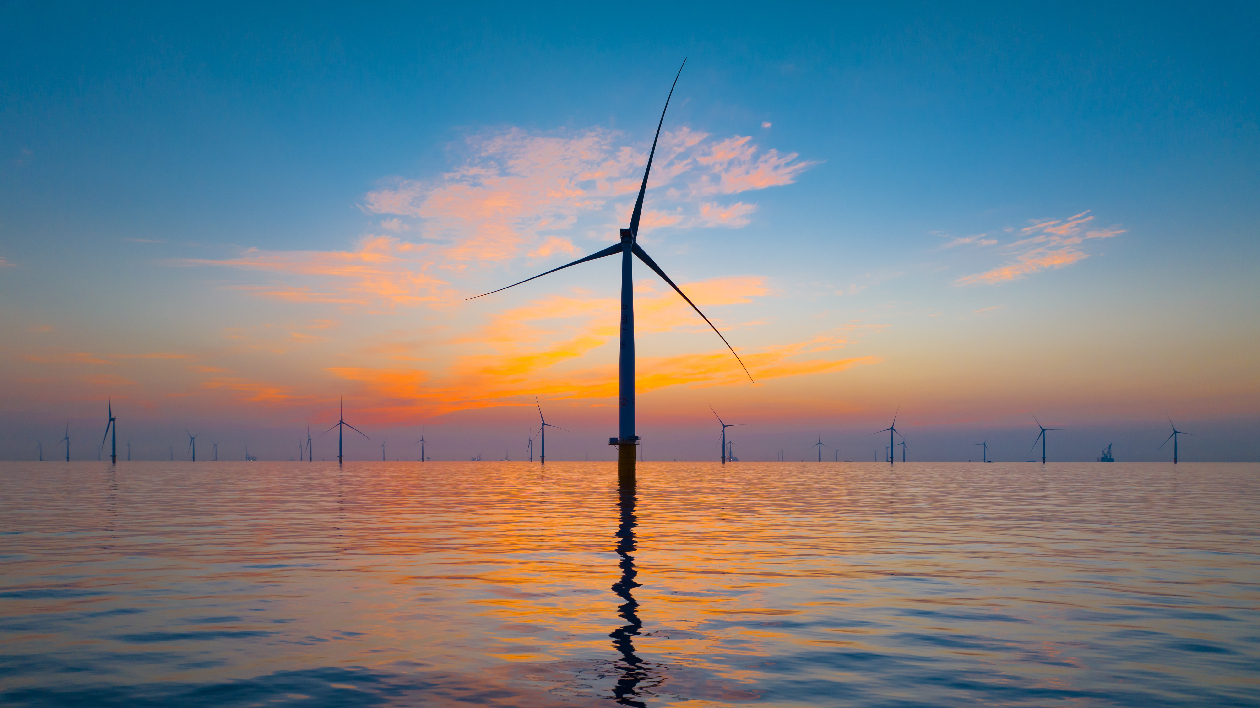 全國最大的平價海上風電場——中廣核汕尾甲子海上風電場建成投運