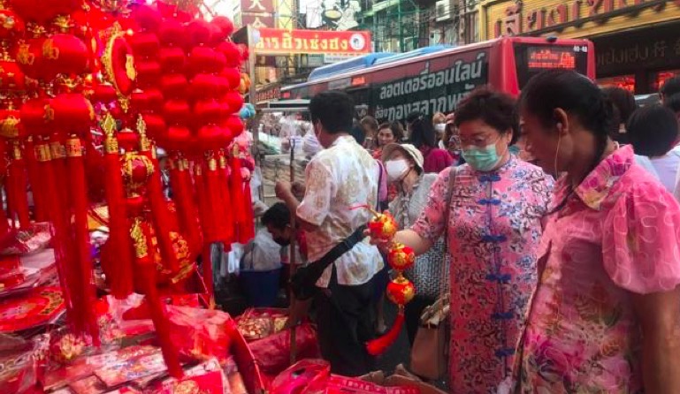 泰國唐人街充滿濃厚過年味 刺激旅遊業收益
