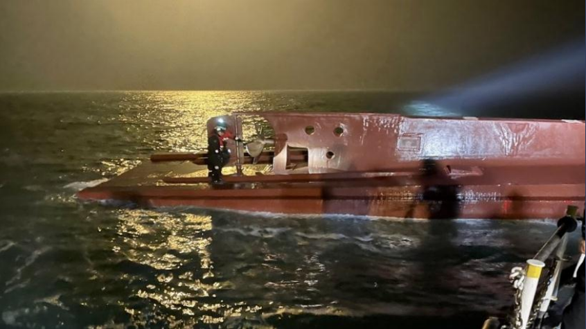 韓國一艘漁船傾覆 3人獲救9人失蹤