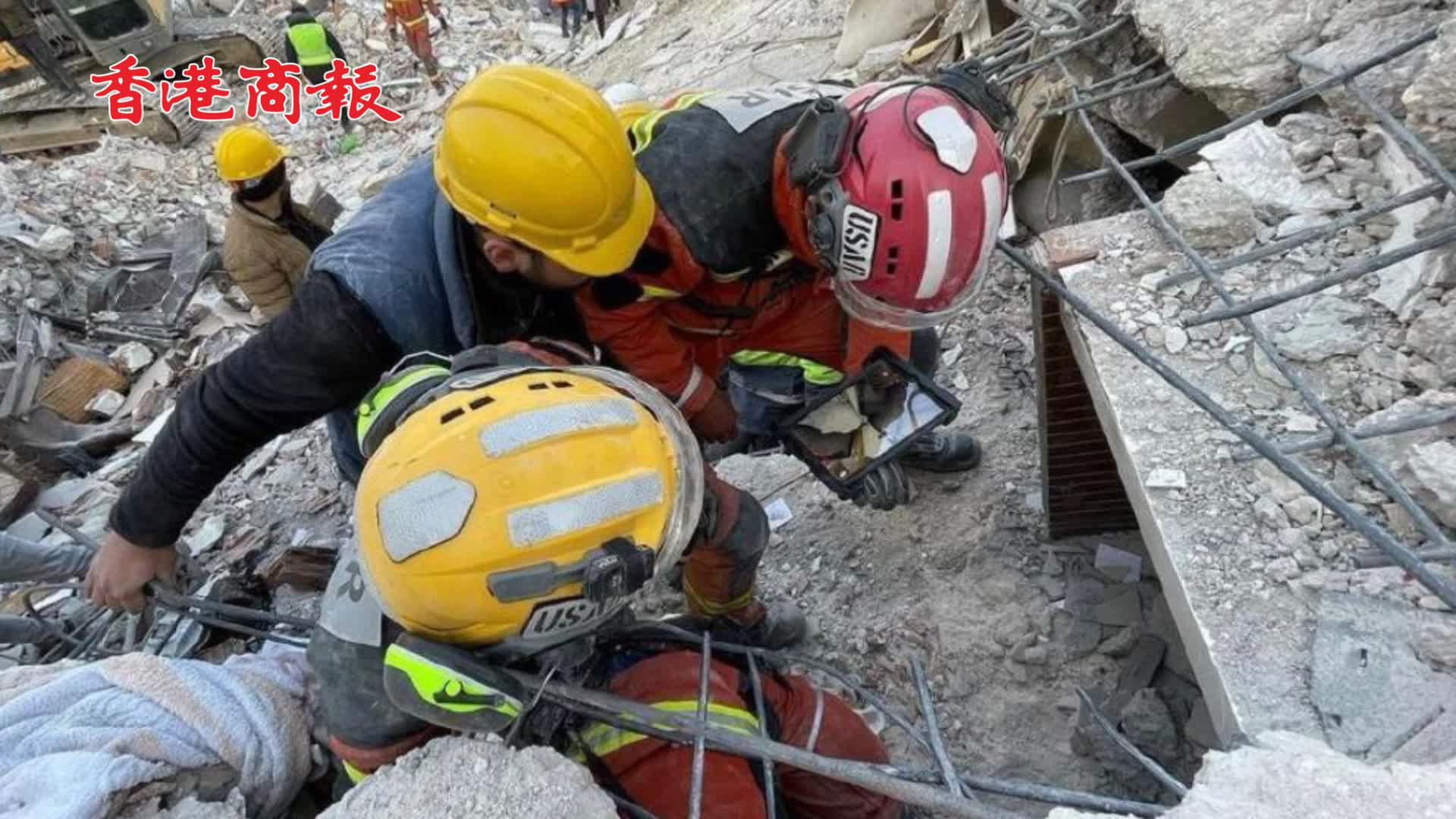 有片 | 香港特區救援隊在土耳其成功救出3名幸存者 李家超：消息令人鼓舞