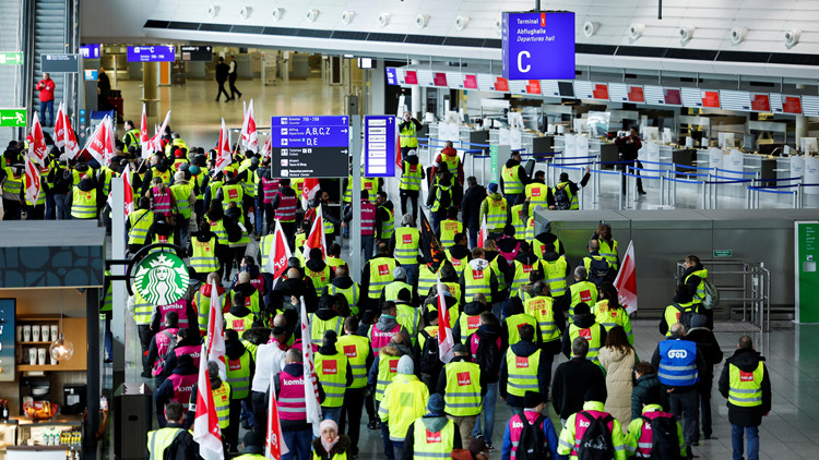德國8機場員工罷工 影響1300班機近30萬旅客