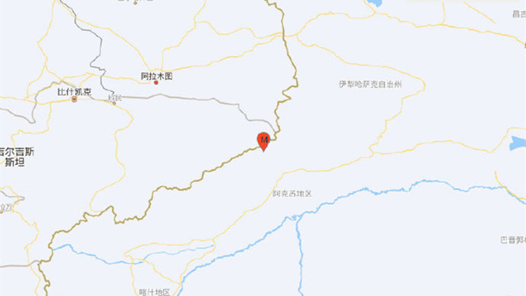 新疆阿克蘇地區發生5.1級地震  震源深度10千米