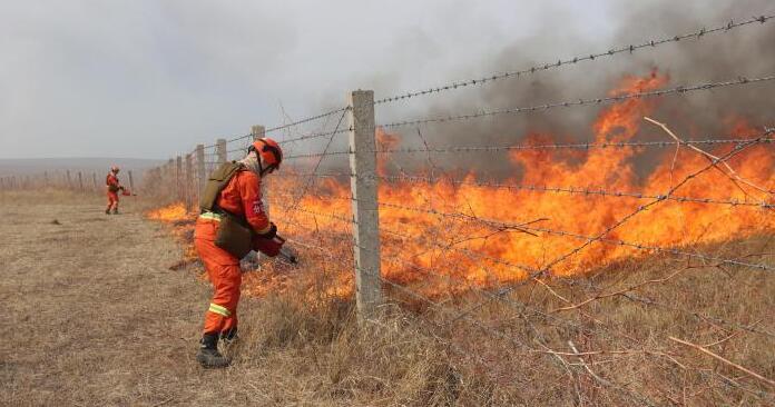 蒙古國發生草原大火並蔓延至中蒙邊境