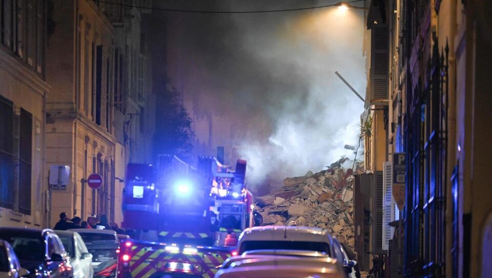 法國馬賽一座四層住宅樓倒塌 已造成5人受傷
