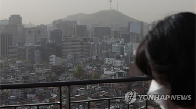 韓國全境遭沙塵襲擊 各地發布沙塵預警
