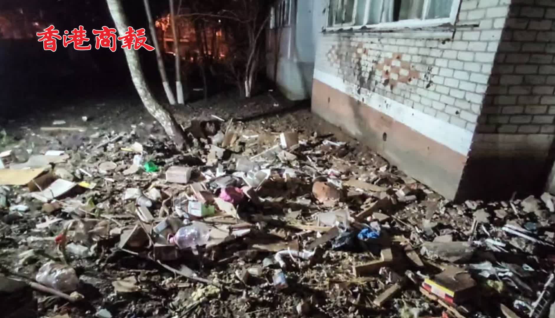 有片｜俄軍飛機彈藥非正常墜落，別爾哥羅德市發生爆炸