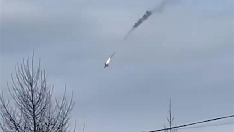 俄軍一架米格-31戰機墜毀 飛行員彈射逃生