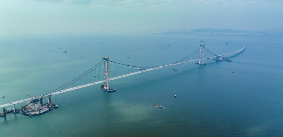 深中通道伶仃洋大橋合龍 創造5項國際領先橋樑技術
