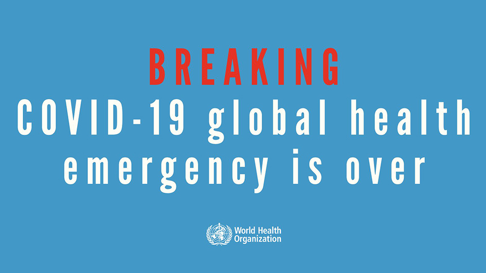 世衛組織：新冠疫情不再構成「國際關注的突發公共衛生事件」