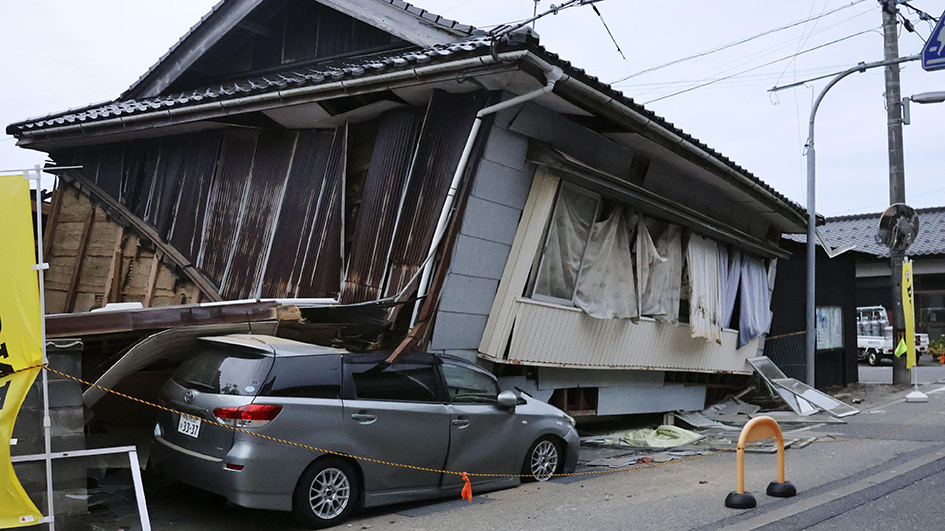 日本石川縣發生6.5級地震 已致1人死亡