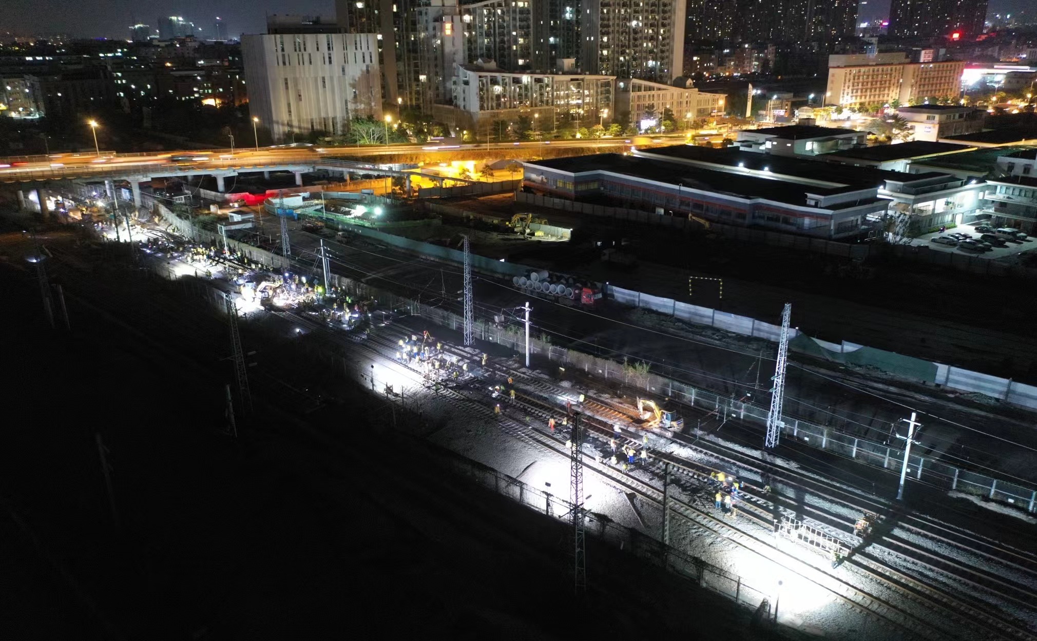廣州白雲站最大規模站場改造施工順利完成