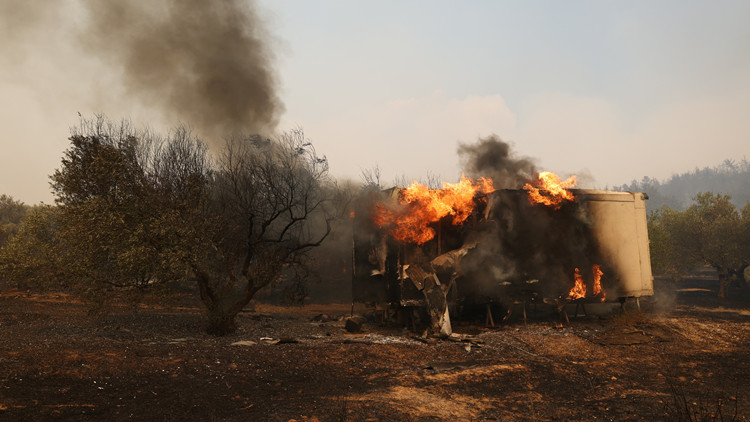 希臘東北部野火導致18人死亡