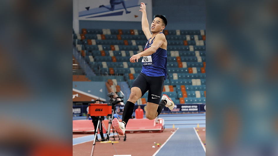 港隊跳遠選手陳銘泰：希望在杭州亞運會上刷新個人最好成績