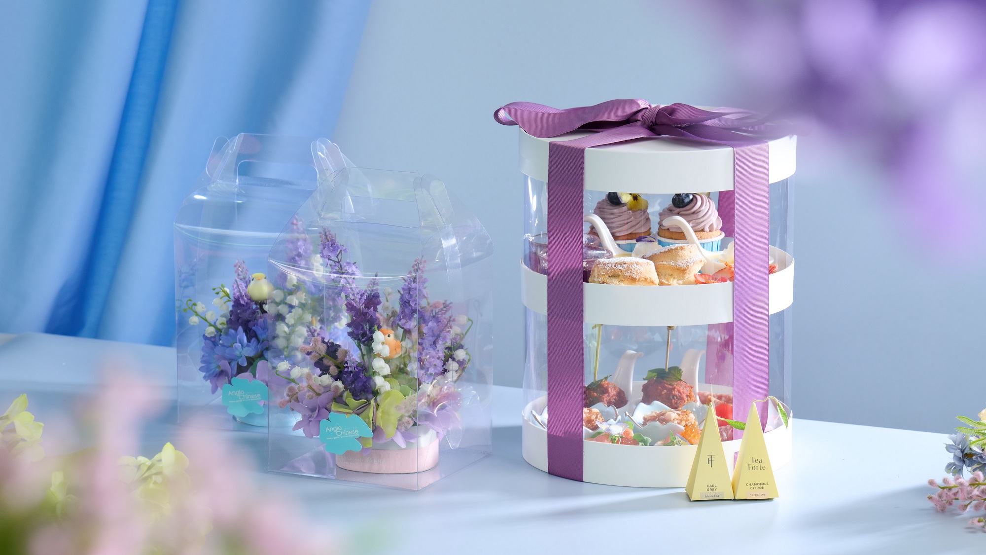 【美食】紫色花卉下午茶 打造夢幻用餐體驗