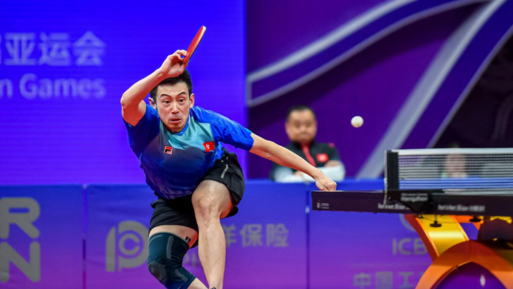 港隊亞運直擊｜乒乓球男單不敵國家隊王楚欽 港隊黃鎮廷摘銅