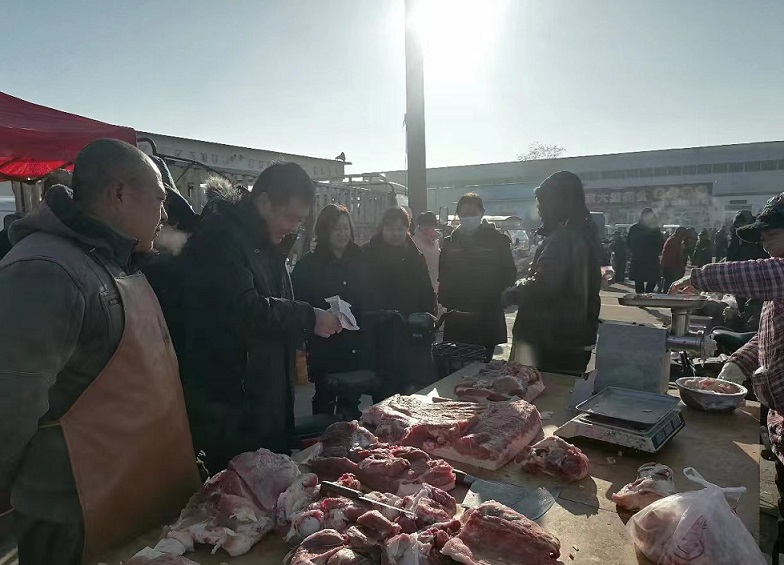瀋陽渾南區市場局開展農村大集食品安全專項檢查