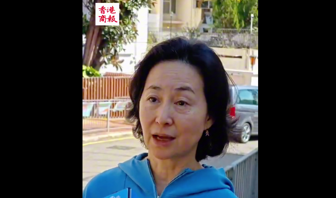 區議會選舉丨【有片】何超瓊：今次區選氛圍濃厚 籲選出真心為香港做好事的人