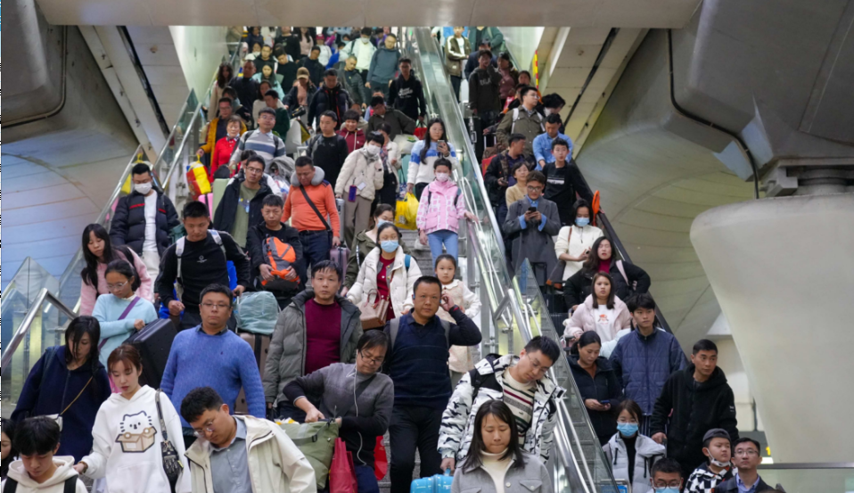 迎返程客流高峰 廣鐵今日預計發送旅客超214萬人次