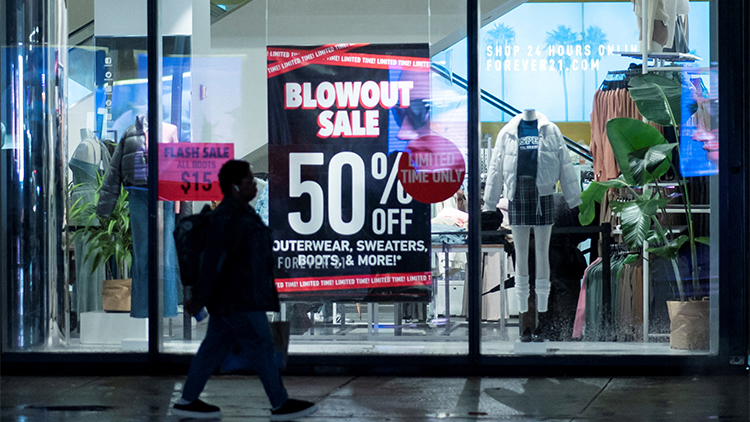 美國1月零售銷售環比意外大跌0.8% 跌幅為近一年最大