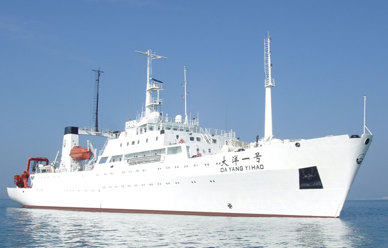 中國大陸研究船「大洋號」現蹤台東部海域
