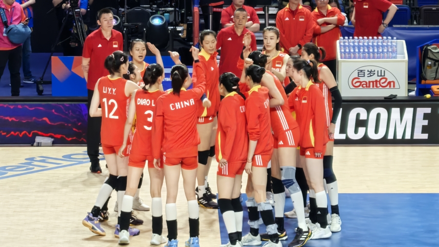 圖集 | 世界女排聯賽香港站中國女排對陣保加利亞賽前圖片直播
