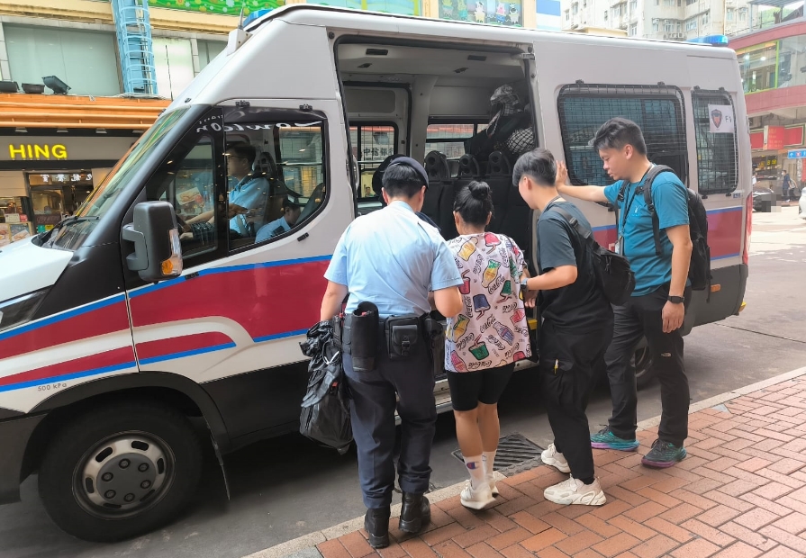 警方新界南反黑工  拘捕31人