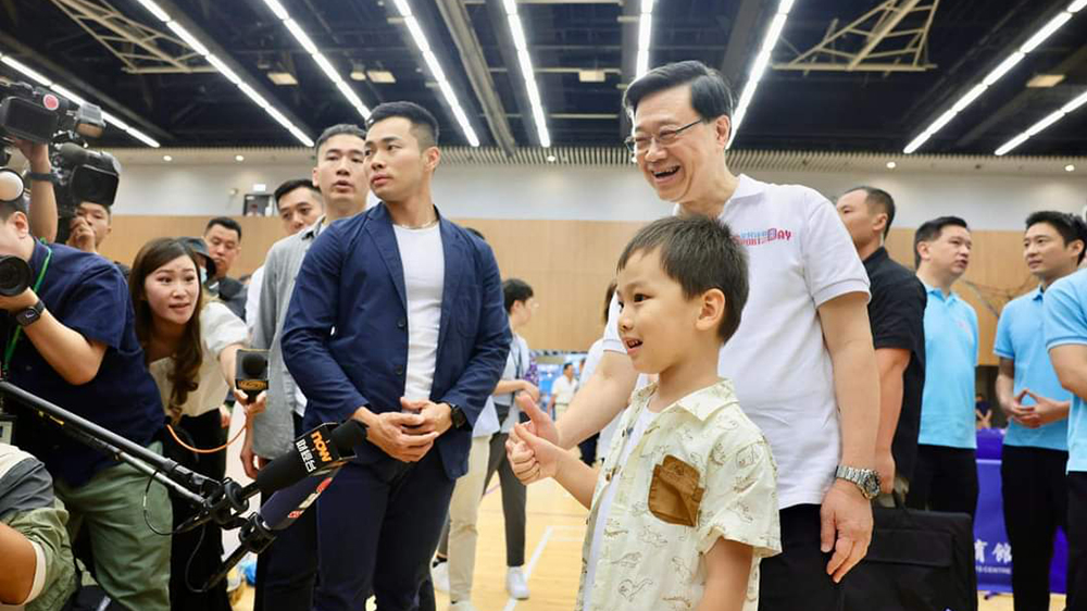 全民運動日｜李家超：每日運動半小時 「健康快樂人輕鬆」