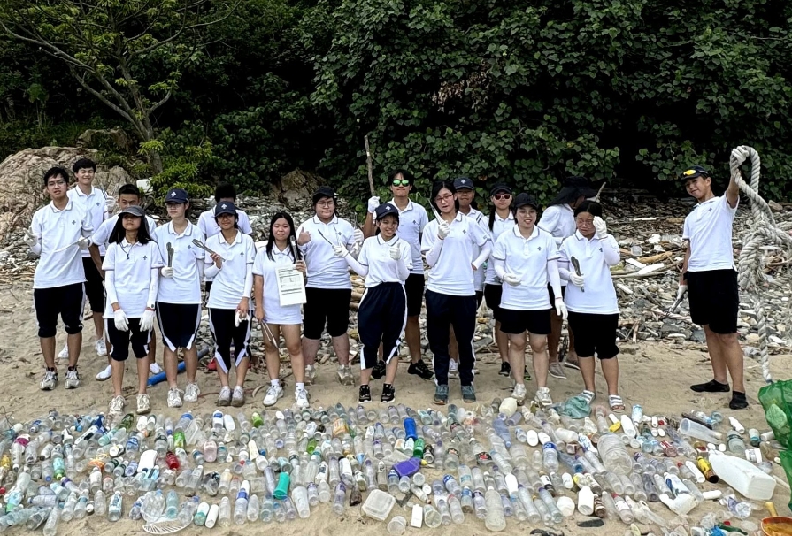 消防及救護青年團守護海洋 收集廢棄漁網