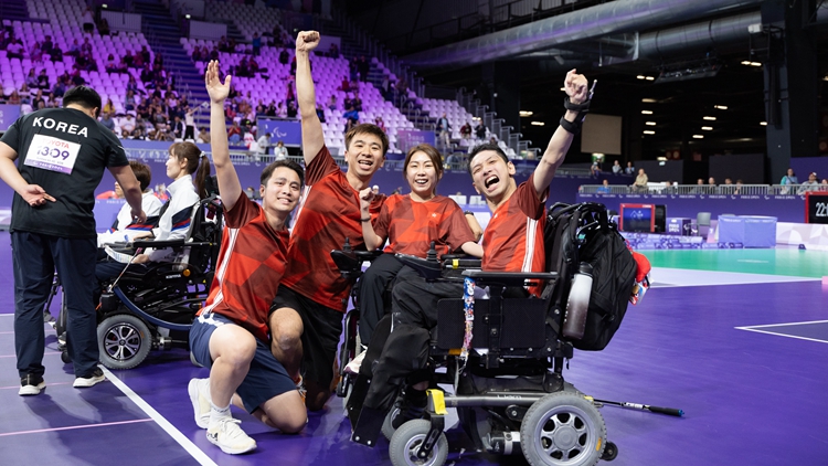 巴黎殘奧丨何宛淇謝德樺5:3力克韓國組合奪冠 硬地滾球隊3金2銀大豐收