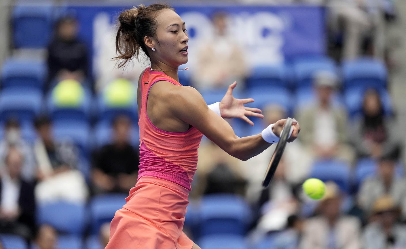 鄭欽文首奪WTA500東京站冠軍