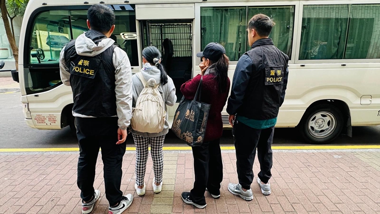 警方灣仔打擊黑工及逾期居留 拘捕4名外籍女
