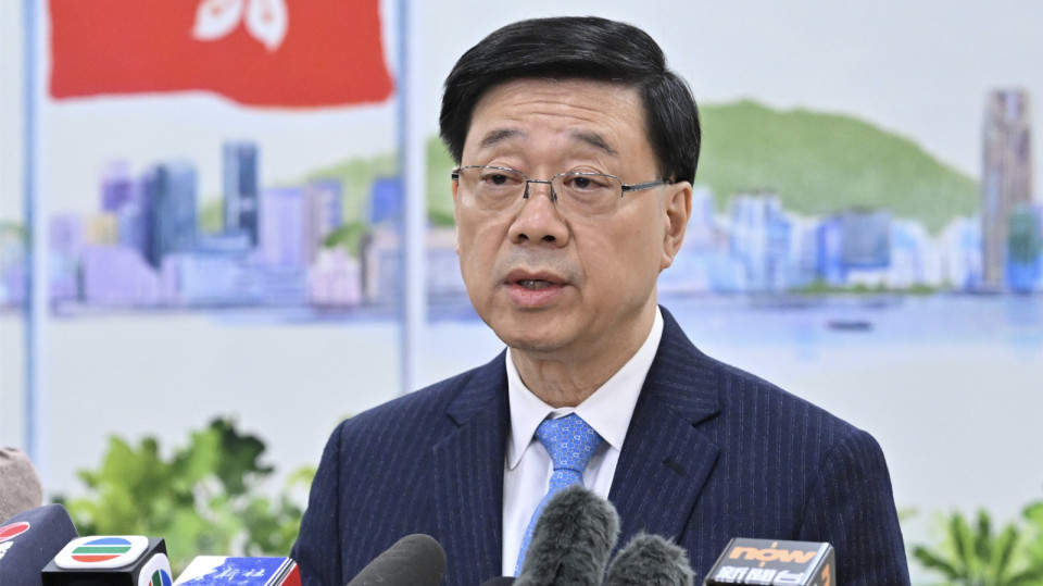 李家超：期待與岑浩輝緊密合作 深化港澳交流合作